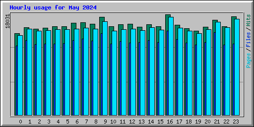 Hourly usage for May 2024